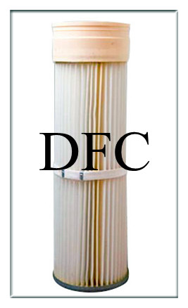 Silicon top cap dust filter cartridge