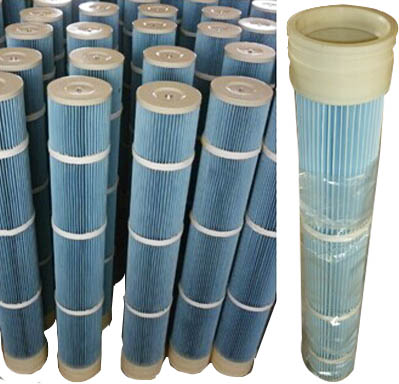 Silicon top cap dust filter cartridge